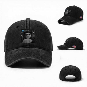John Pork Meme Washed Cotton Baseball Cap There Is Motion At Your Front Door Funny Brainrot