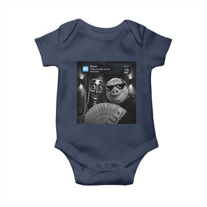 Tung Tung Tung Sahur John Pork Meme Brainrot Baby Onesie There Is Motion At Your Front Door
