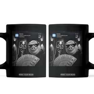 Tung Tung Tung Sahur John Pork Meme Brainrot Coffee Mug There Is Motion At Your Front Door