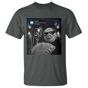 Tung Tung Tung Sahur John Pork Meme Brainrot T Shirt There Is Motion At Your Front Door