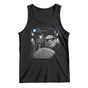 Tung Tung Tung Sahur John Pork Meme Brainrot Tank Top There Is Motion At Your Front Door