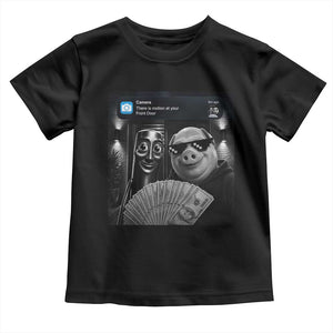 Tung Tung Tung Sahur John Pork Meme Brainrot Toddler T Shirt There Is Motion At Your Front Door