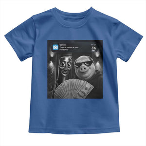 Tung Tung Tung Sahur John Pork Meme Brainrot Toddler T Shirt There Is Motion At Your Front Door