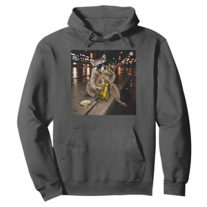 Funny Raccoon Eating Pickles Meme Hoodie