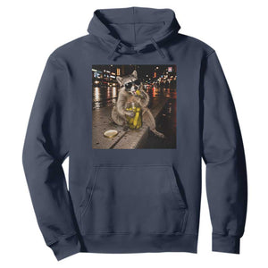 Funny Raccoon Eating Pickles Meme Hoodie