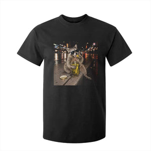 Funny Raccoon Eating Pickles Meme T Shirt For Kid
