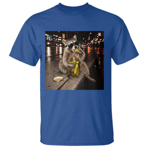 Funny Raccoon Eating Pickles Meme T Shirt