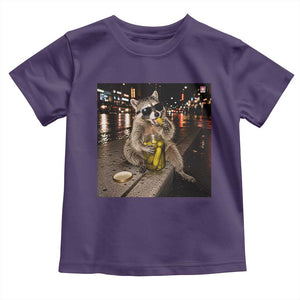 Funny Raccoon Eating Pickles Meme Toddler T Shirt