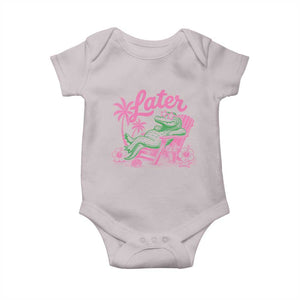 Later Gator Funny Alligator Meme Baby Onesie Last Day of School Summer Vacation Teachers Kids