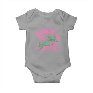 Later Gator Funny Alligator Meme Baby Onesie Last Day of School Summer Vacation Teachers Kids