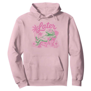 Later Gator Funny Alligator Meme Hoodie Last Day of School Summer Vacation Teachers Kids