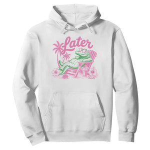 Later Gator Funny Alligator Meme Hoodie Last Day of School Summer Vacation Teachers Kids