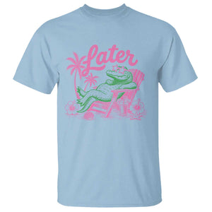 Later Gator Funny Alligator Meme T Shirt Last Day of School Summer Vacation Teachers Kids