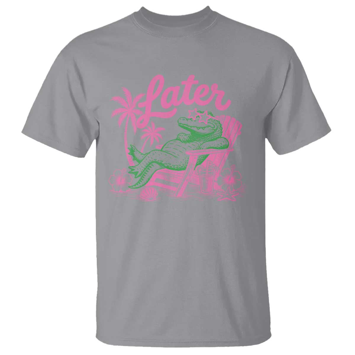 Later Gator Funny Alligator Meme T Shirt Last Day of School Summer Vacation Teachers Kids