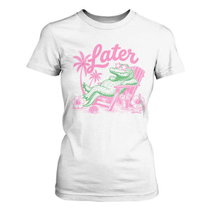 Later Gator Funny Alligator Meme T Shirt For Women Last Day of School Summer Vacation Teachers Kids