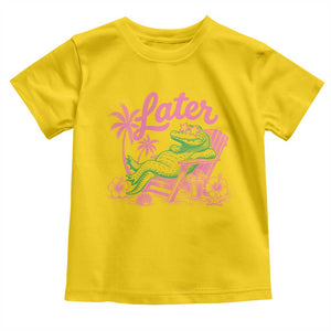 Later Gator Funny Alligator Meme Toddler T Shirt Last Day of School Summer Vacation Teachers Kids