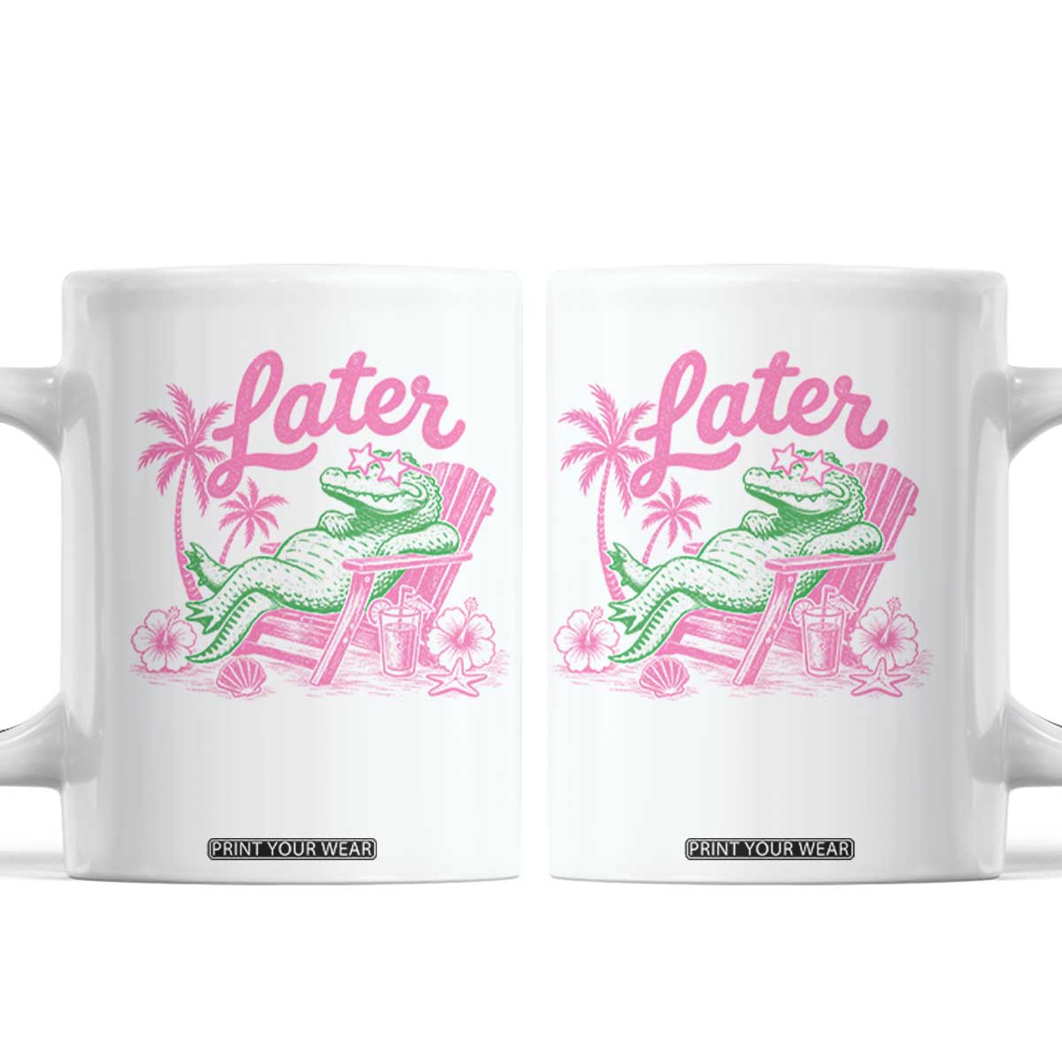 Later Gator Funny Alligator Meme Coffee Mug Last Day of School Summer Vacation Teachers Kids