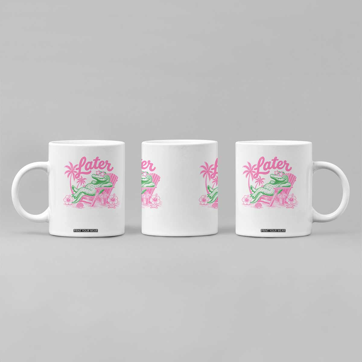 Later Gator Funny Alligator Meme Coffee Mug Last Day of School Summer Vacation Teachers Kids