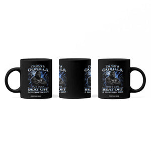 Im Not A Gorilla But I Can Beat Off A 100 Men Coffee Mug Funny Quotes