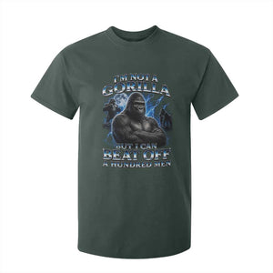 Im Not A Gorilla But I Can Beat Off A 100 Men T Shirt For Kid Funny Quotes