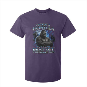 Im Not A Gorilla But I Can Beat Off A 100 Men T Shirt For Kid Funny Quotes