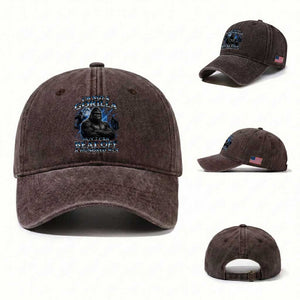 Im Not A Gorilla But I Can Beat Off A 100 Men Washed Cotton Baseball Cap Funny Quotes