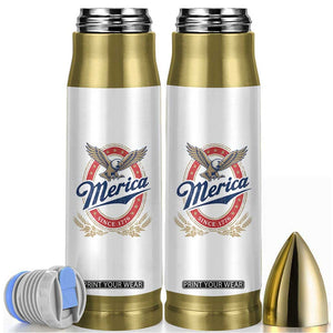 Retro Merica Eagle Funny 4th Of July Bullet Tumbler Vintage Independence Day 1776