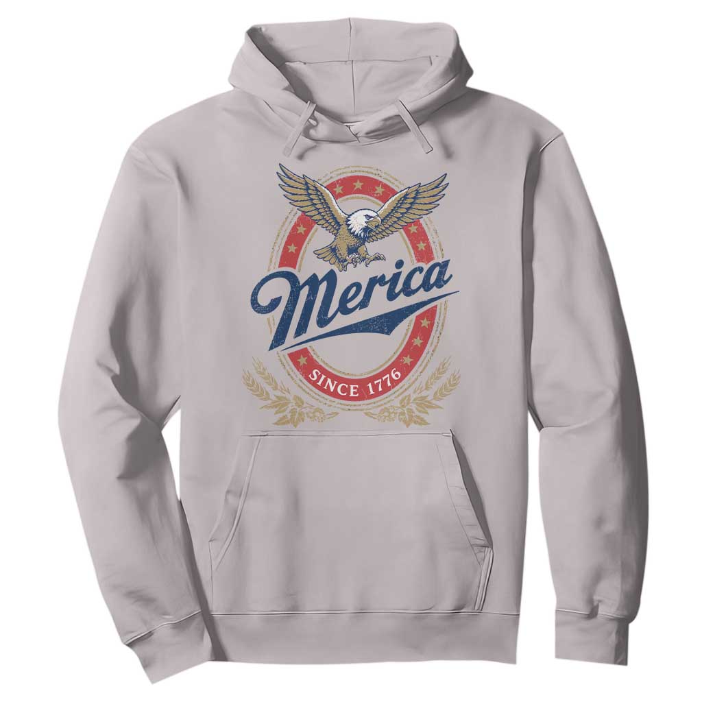 Retro Merica Eagle Funny 4th Of July Hoodie Vintage Independence Day 1776