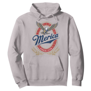 Retro Merica Eagle Funny 4th Of July Hoodie Vintage Independence Day 1776