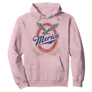 Retro Merica Eagle Funny 4th Of July Hoodie Vintage Independence Day 1776