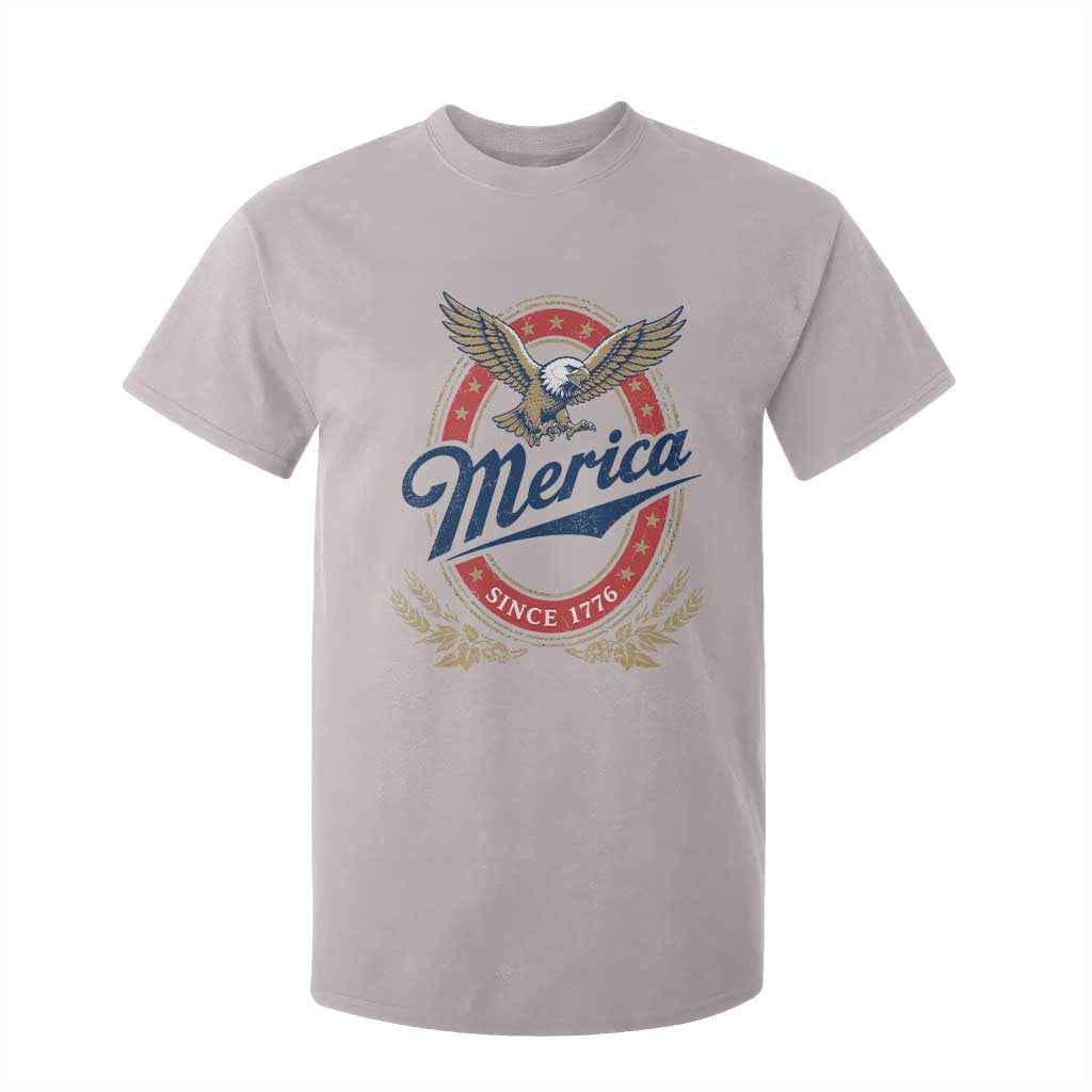 Retro Merica Eagle Funny 4th Of July T Shirt For Kid Vintage Independence Day 1776