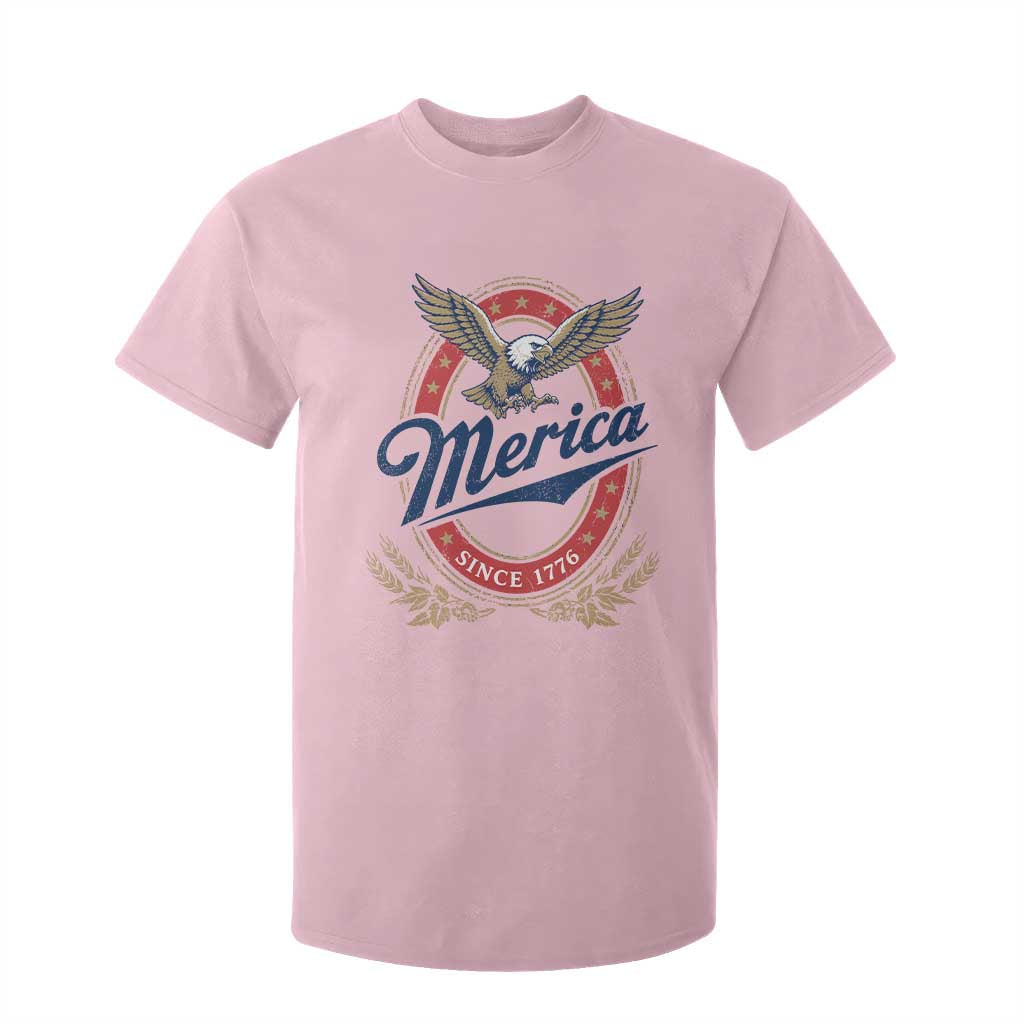 Retro Merica Eagle Funny 4th Of July T Shirt For Kid Vintage Independence Day 1776