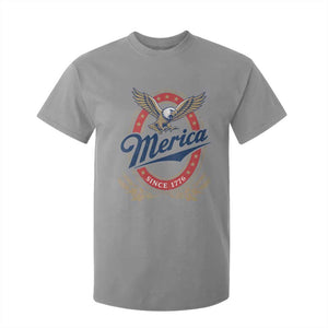 Retro Merica Eagle Funny 4th Of July T Shirt For Kid Vintage Independence Day 1776