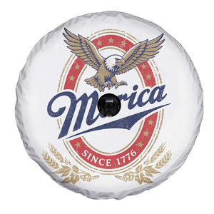 Retro Merica Eagle Funny 4th Of July Spare Tire Cover Vintage Independence Day 1776