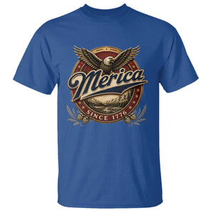 Retro Merica Eagle 4th Of July T Shirt Vintage 1776 Independence Day