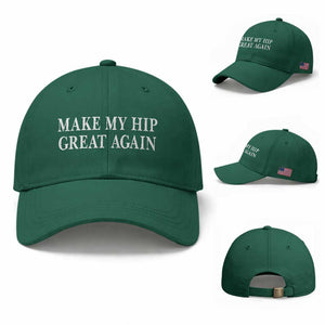 Funny Broken Hip Surgery Recovery Baseball Cap Make My Hip Great Again