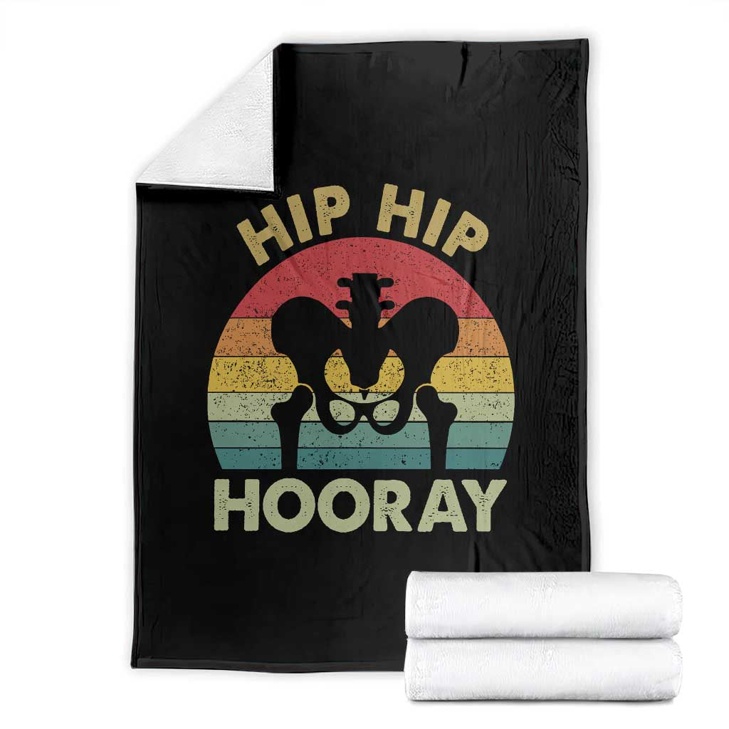 Hip Replacement Recovery Throw Blanket Get Well Soon Gifts After Surgery TS10 Black Print Your Wear