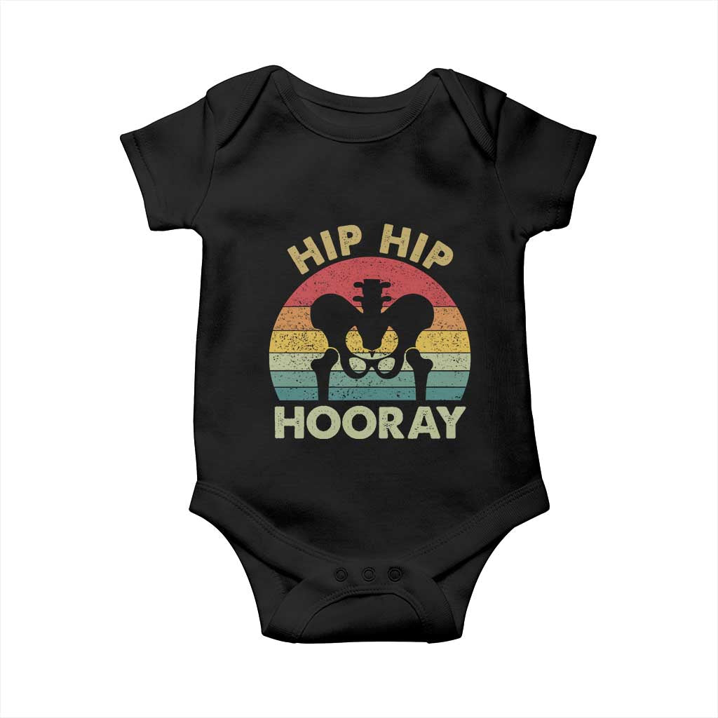 Hip Replacement Recovery Baby Onesie Get Well Soon Gifts After Surgery TS10 Black Print Your Wear