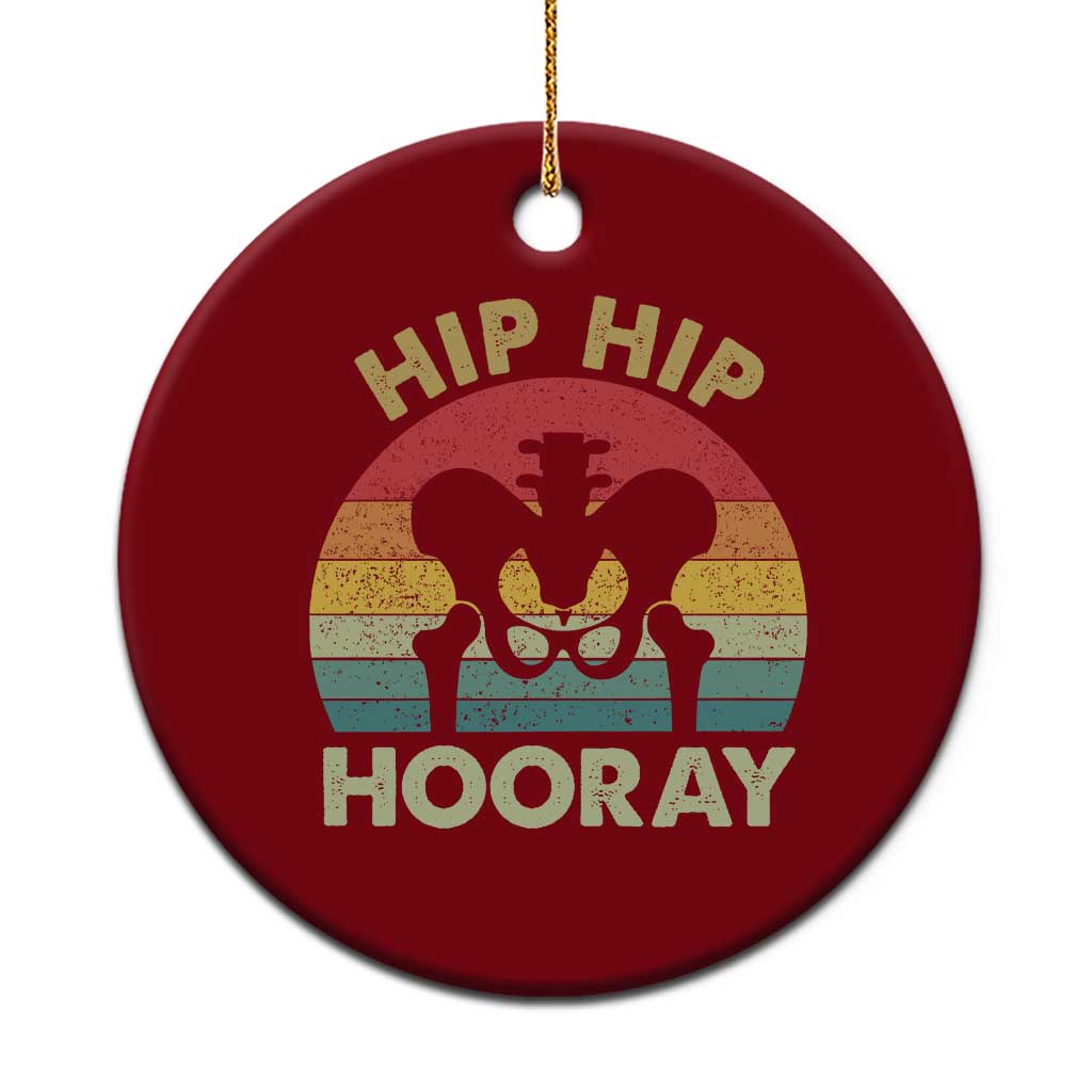 Hip Replacement Recovery Ceramic Ornament Get Well Soon Gifts After Surgery TS10 1pc Red Print Your Wear