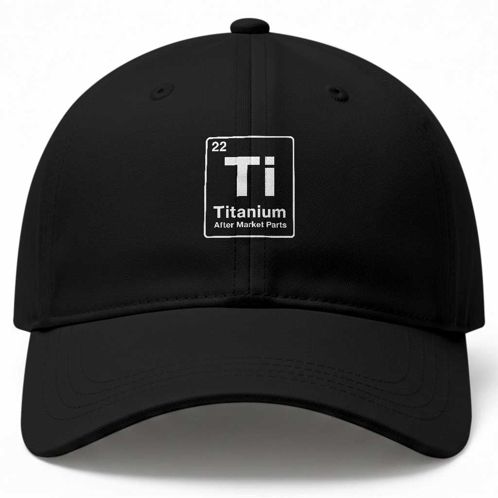 Hip Replacement Recovery Baseball Cap Titanium Ti After Market Parts Surgery Recovery Graphic TS10 Print Your Wear