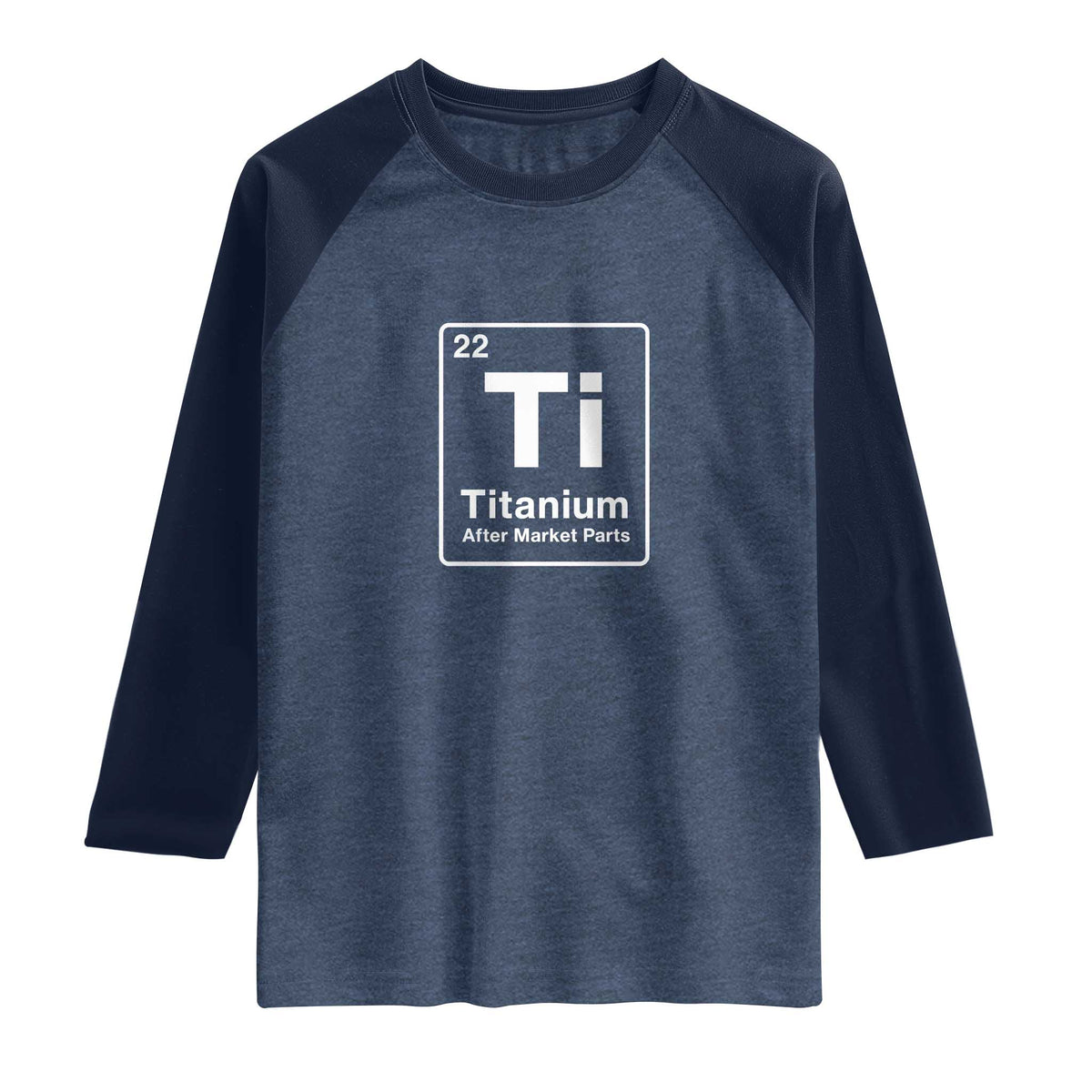 Hip Replacement Recovery Raglan Shirt Titanium Ti After Market Parts Surgery Recovery Graphic