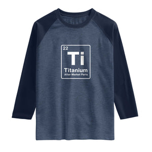Hip Replacement Recovery Raglan Shirt Titanium Ti After Market Parts Surgery Recovery Graphic