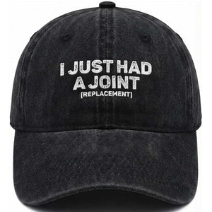 Funny After Surgery Washed Cotton Baseball Cap I Just had a Joint Hip Shoulder Knee Replacement