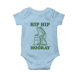 Funny Frog Hip Surgery Recovery Graphic Baby Onesie Get Well Soon Gifts