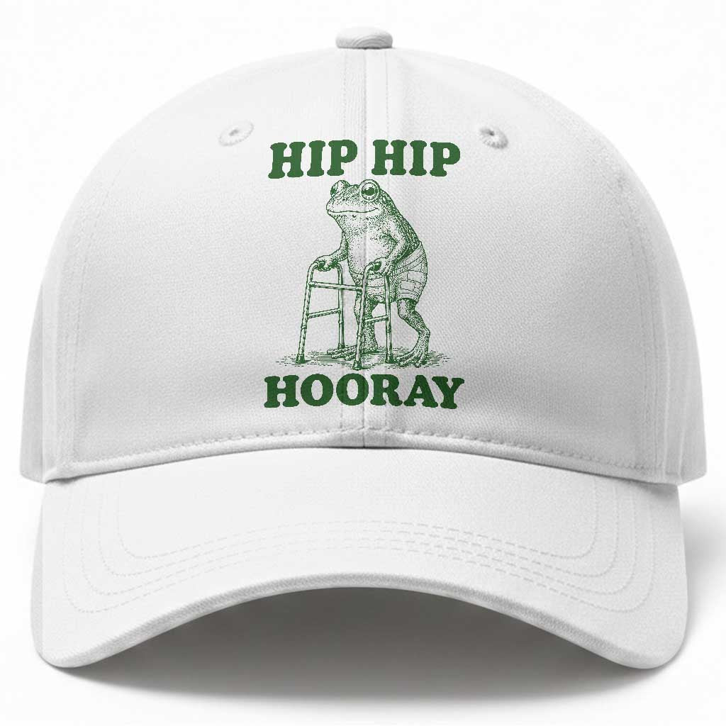 Funny Frog Hip Surgery Recovery Graphic Baseball Cap Get Well Soon Gifts TS10 Print Your Wear