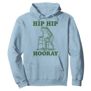 Funny Frog Hip Surgery Recovery Graphic Hoodie Get Well Soon Gifts