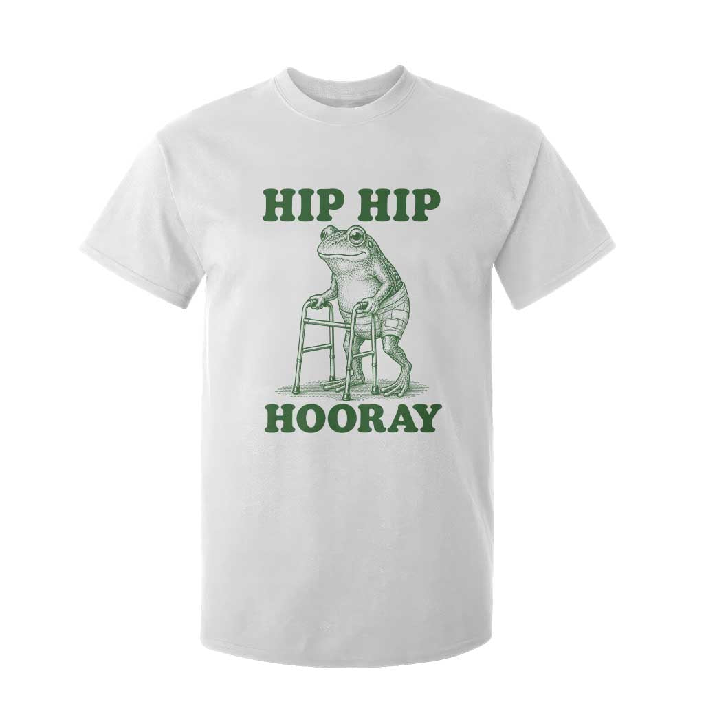 Funny Frog Hip Surgery Recovery Graphic T Shirt For Kid Get Well Soon Gifts TS10 White Print Your Wear