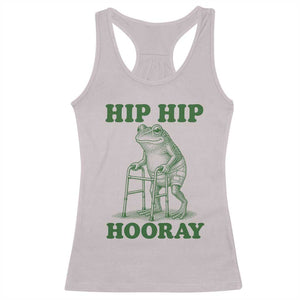 Funny Frog Hip Surgery Recovery Graphic Racerback Tank Top Get Well Soon Gifts