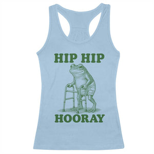 Funny Frog Hip Surgery Recovery Graphic Racerback Tank Top Get Well Soon Gifts
