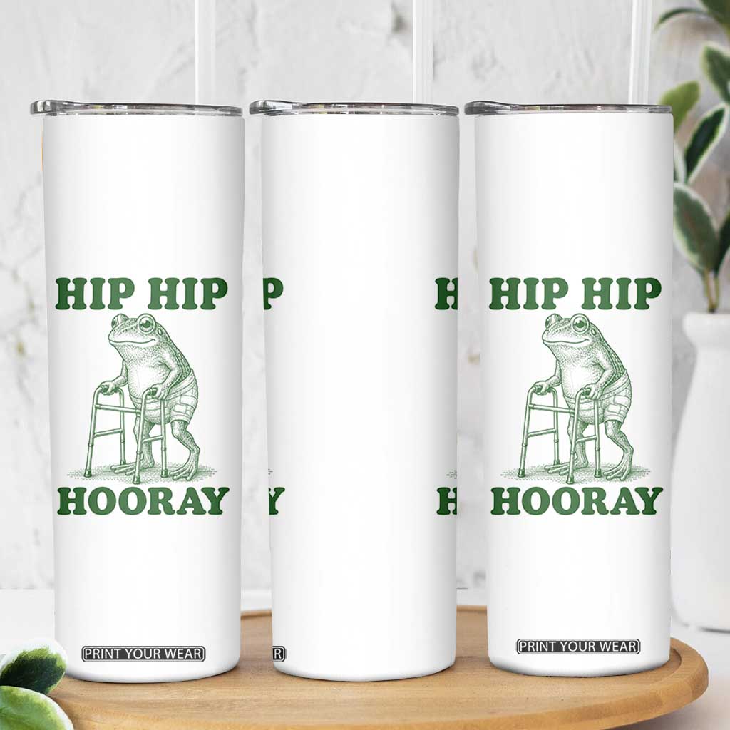 Funny Frog Hip Surgery Recovery Graphic Skinny Tumbler Get Well Soon Gifts